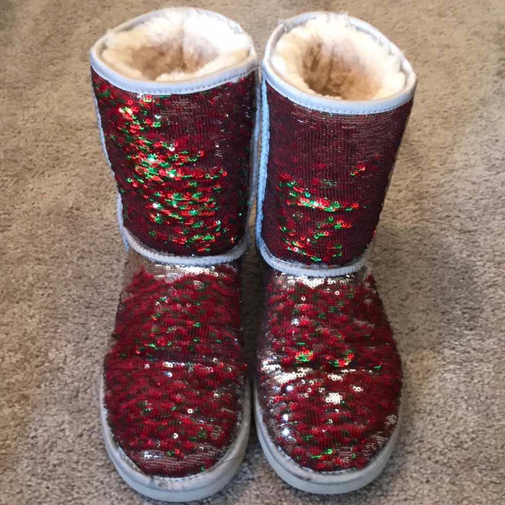 Authentic UGGs, Red/Green Sequin